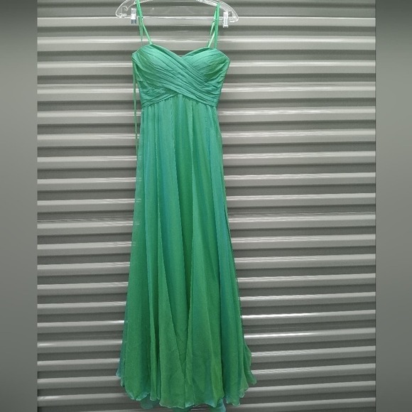 La Femme Chiffon Ombre Evening Dress Size 0 - Picture 2 of 8